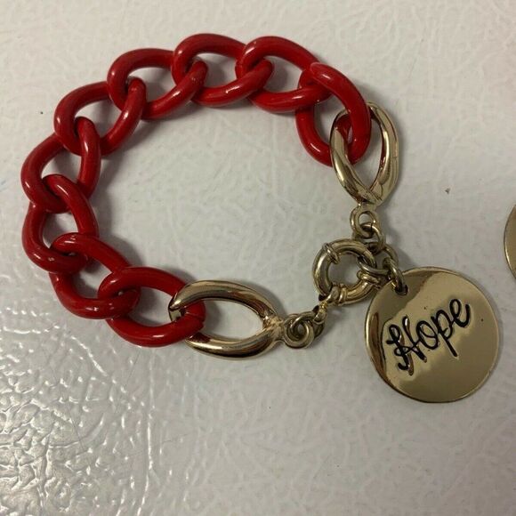 3 Inspirational Bracelets Faith Hope Believe - Picture 6 of 7